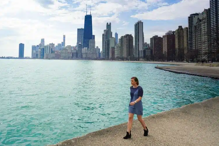 A Photo Of The North Avenue Beach In Chicago