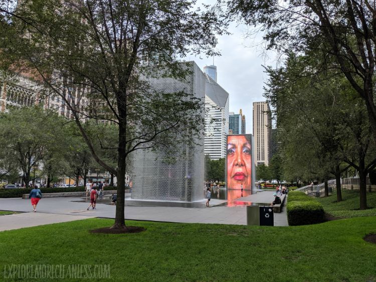 Foto Vom Milennium Park In Chicago