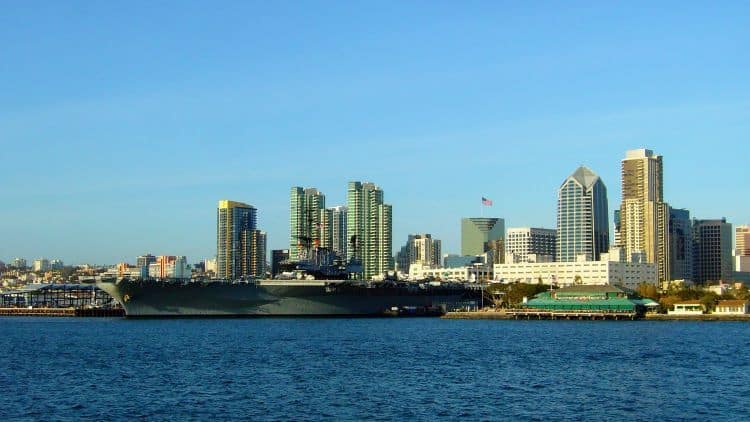 Uss_Midway_Embarcadero In San Diego