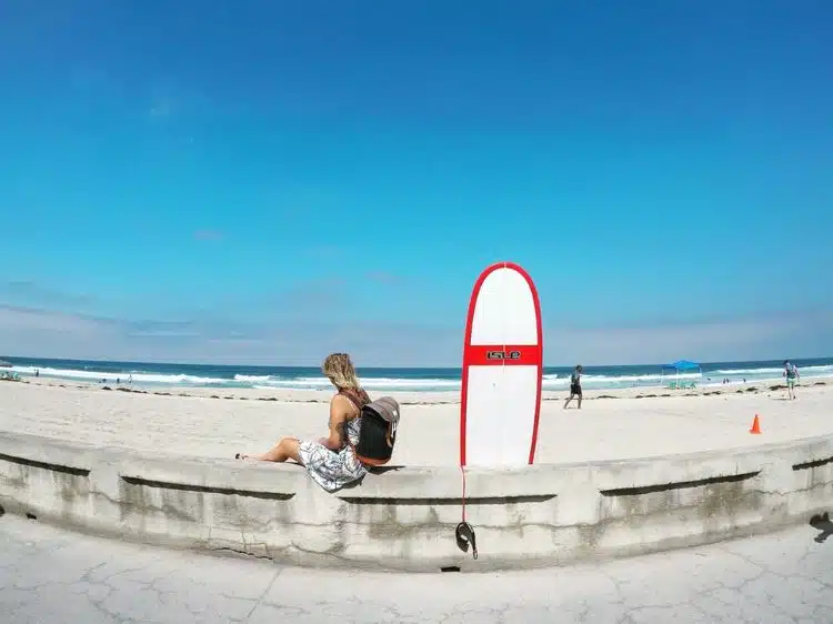 Surfing-La-Jolla-Shores Em San Diego