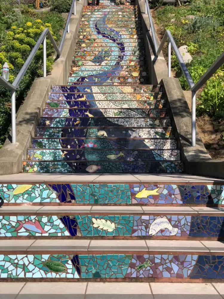 Best Things To Do In California - San Francisco Mosaic Steps1