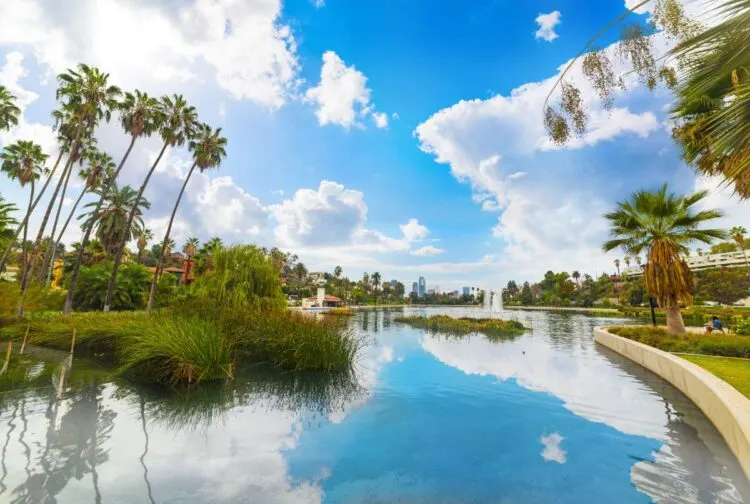 Echo Park Lake Los Angeles