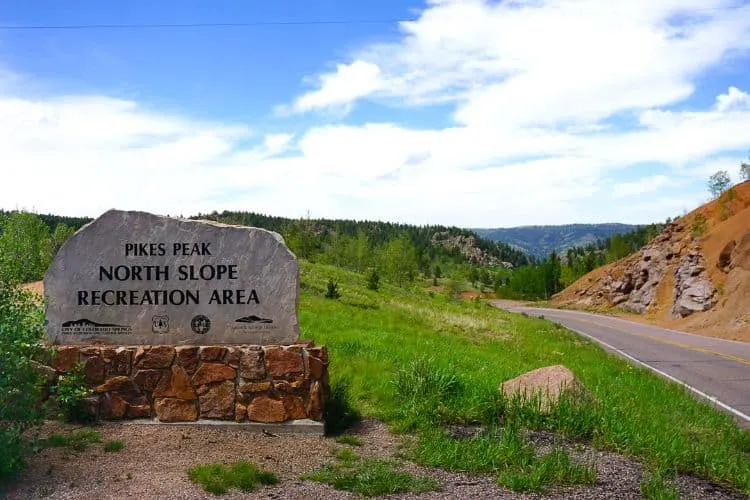 Panneau Pikes Peak