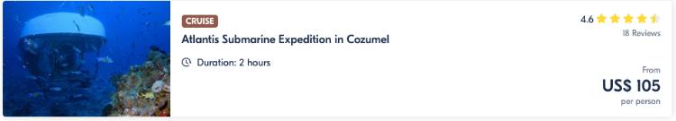 Atlantis Submarine Expedition In Cozumel