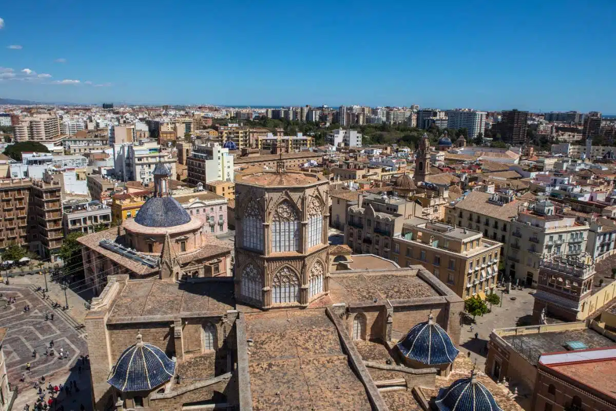 Vistas Desde La Torre Del Micalet Valencia