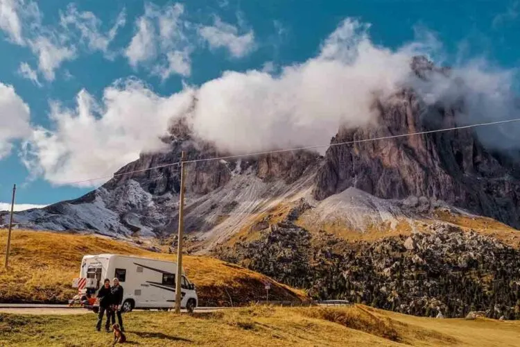 Living Out Of A Van Sella-Pass-Dolomites