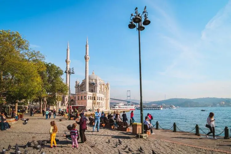 Bosporus In Istanbul In Der Turkei