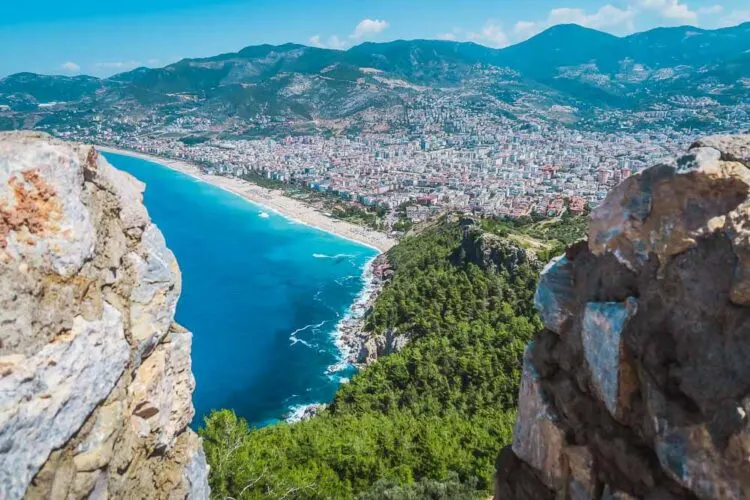 Burg Von Alanya In Der Turkei