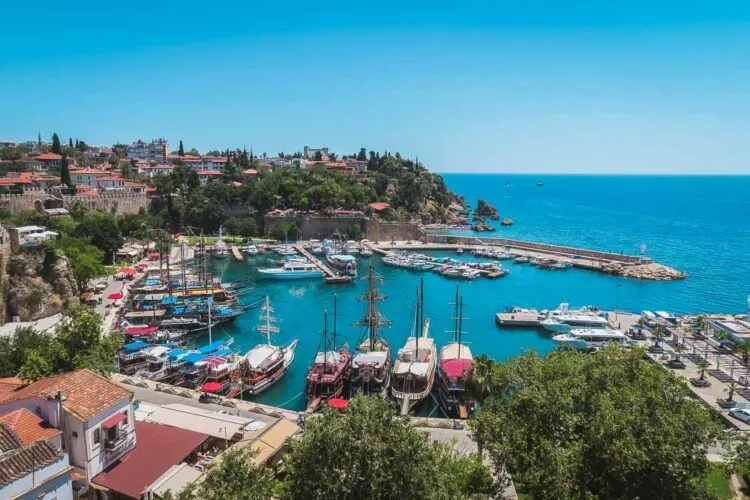 Yachthafen In Antalya Kaleici In Der Turkei