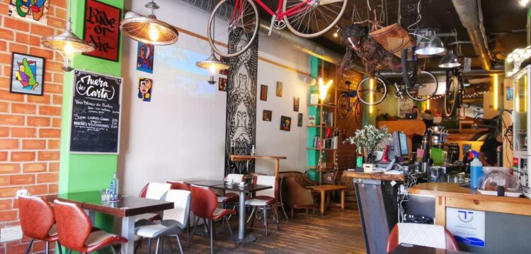 Recyclo Bike Café - One Of The Best Places To Work From In Málaga, Spain
