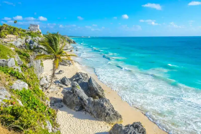 Quelle est la distance entre Tulum et Cancun