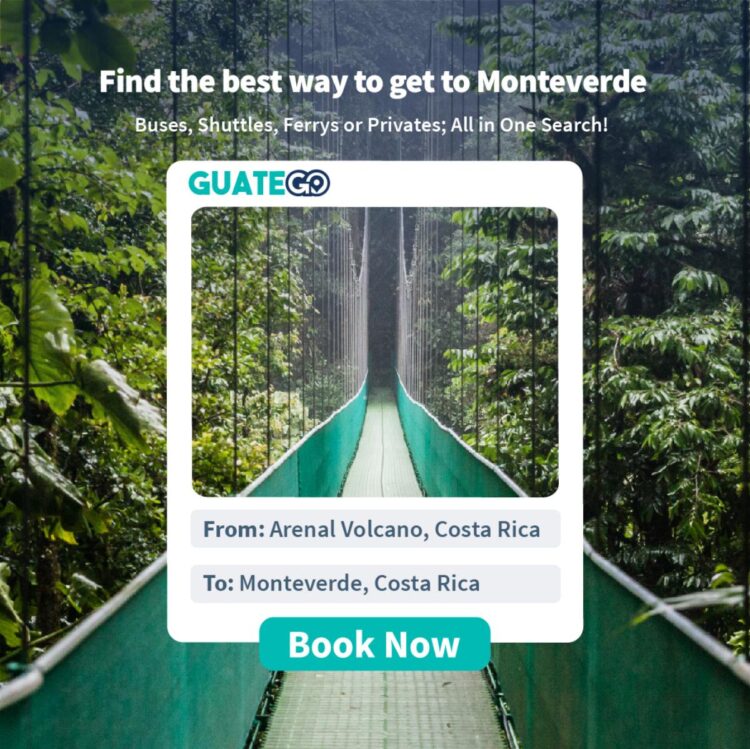 From Arenal Volcano To Monteverde - Guatego