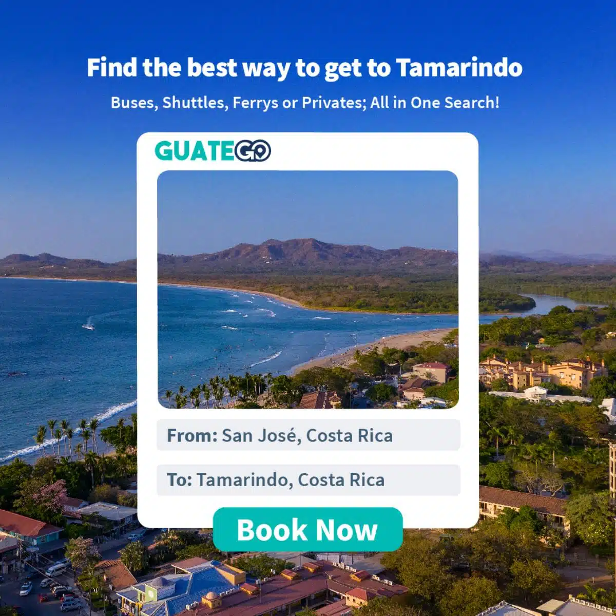 Von San Jose Nach Tamarindo
