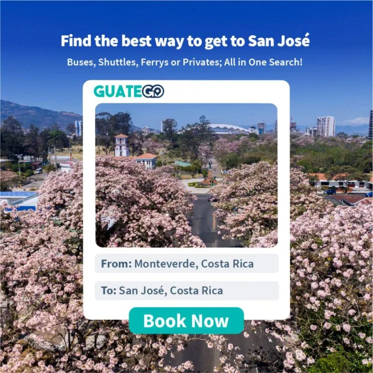 Von Monteverde Nach San Jose