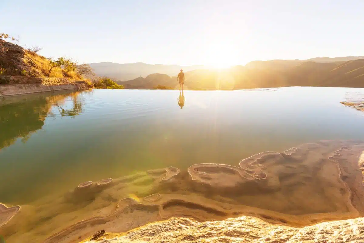 Waterfall Hierve El Agua