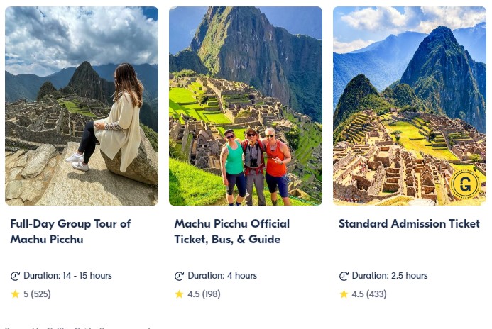 Best Tours In Machu Picchu