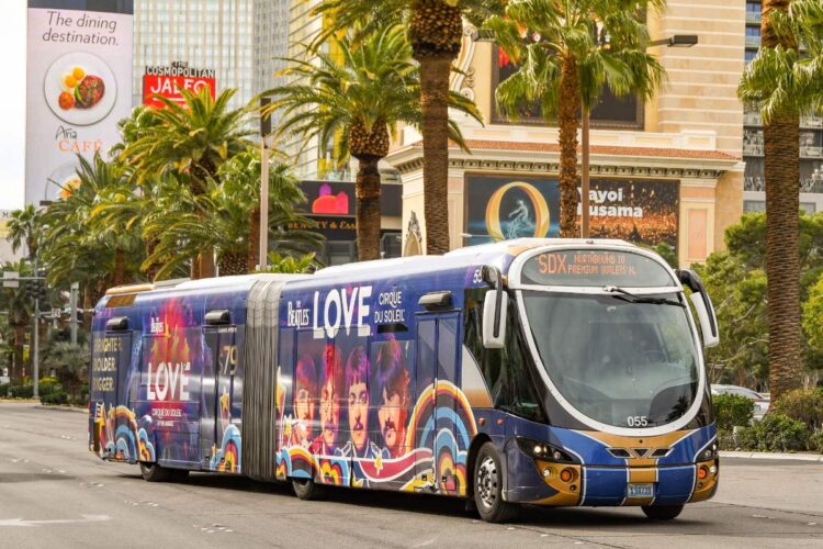 Autobus Espresso Per La Strip Di Las Vegas