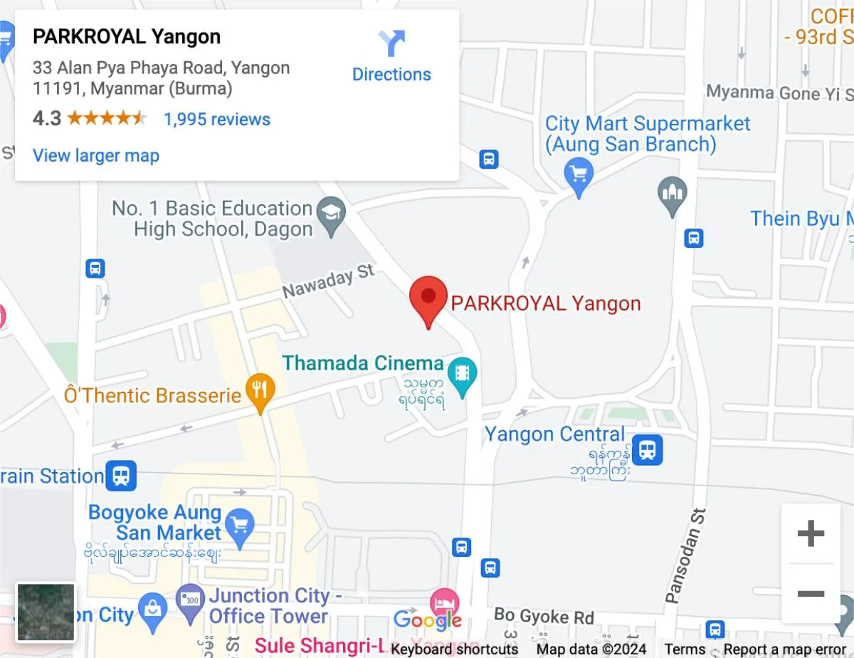 Parkroyal Yangon Myanmar Hotel Review